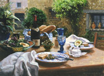 'Alfresco Still Life in a Landscape' series of New Paintings